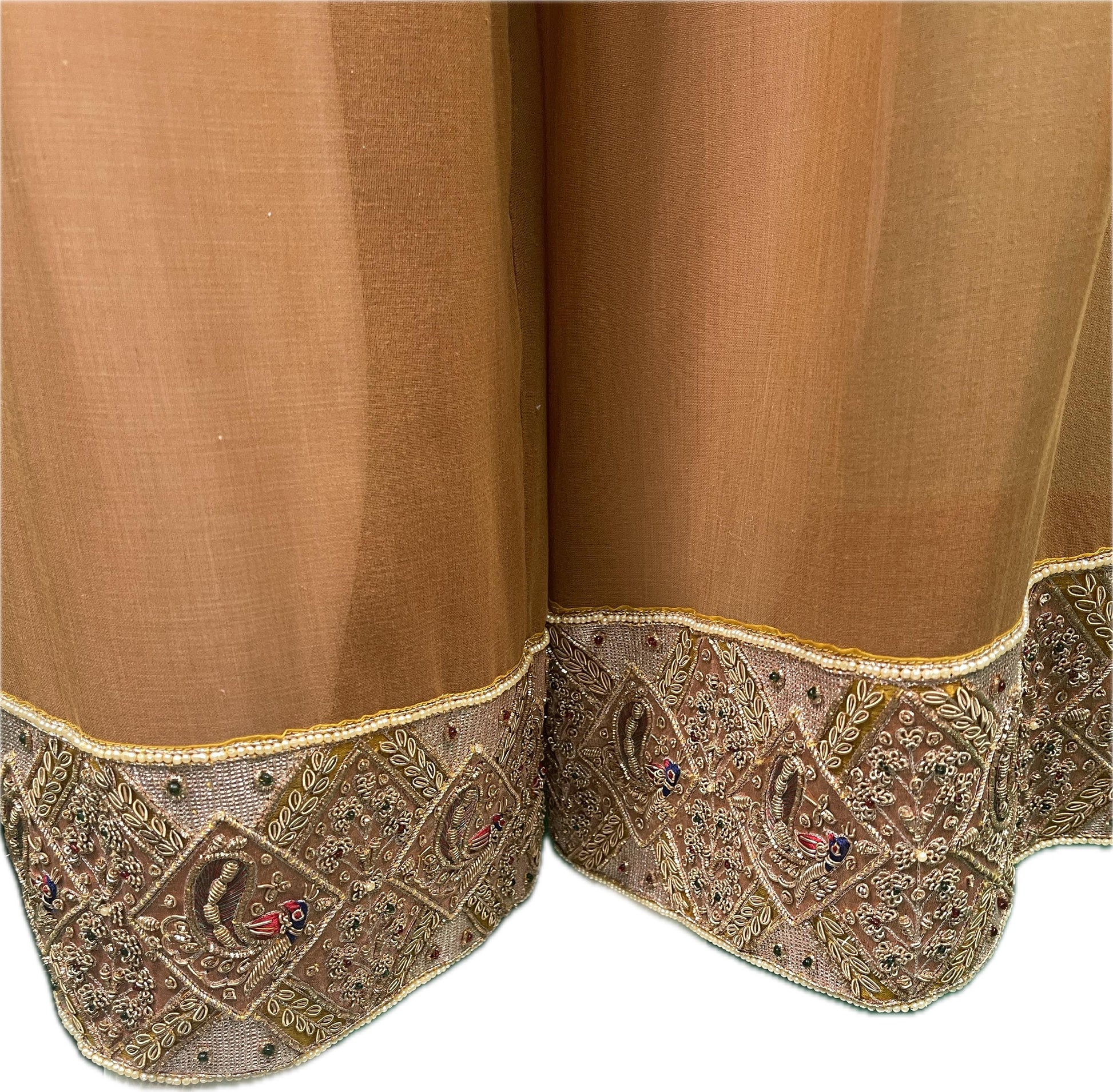 1980s Romeo Gigli 2 piece sheer Harem Pants