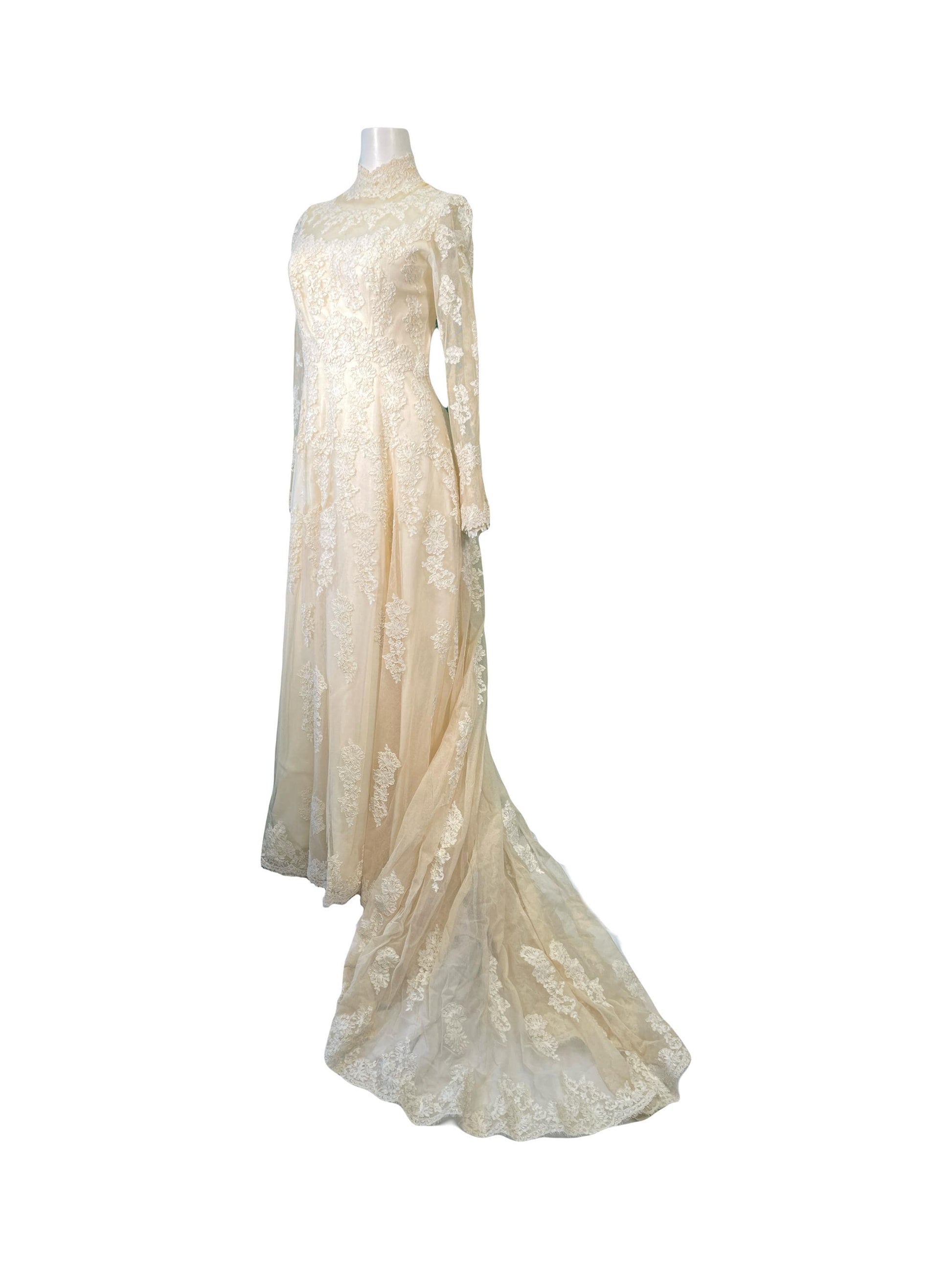 Wedding Dress, 1970 Priscilla of Boston