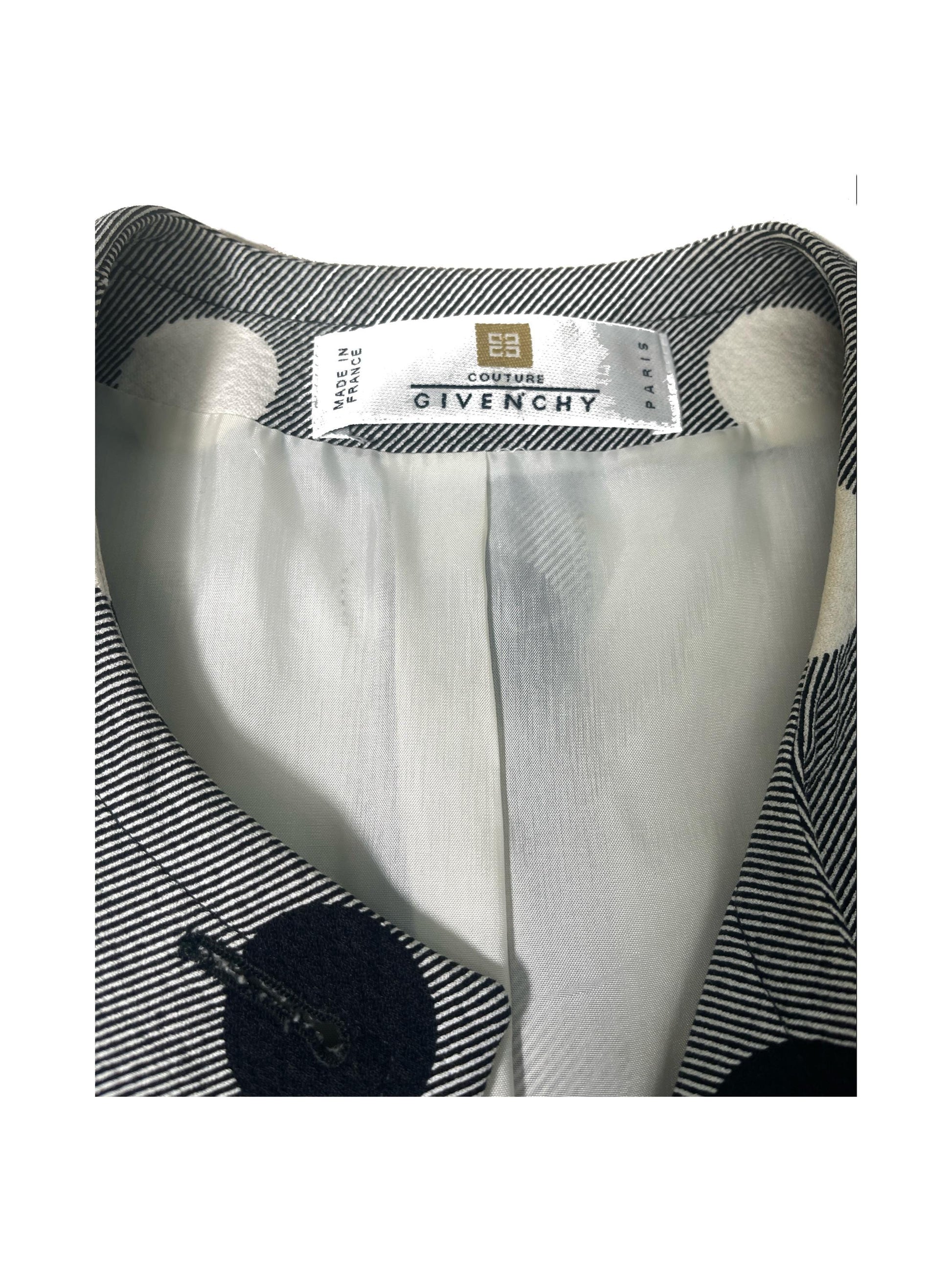 1980s Givenchy Polka Dot Skirt Suit