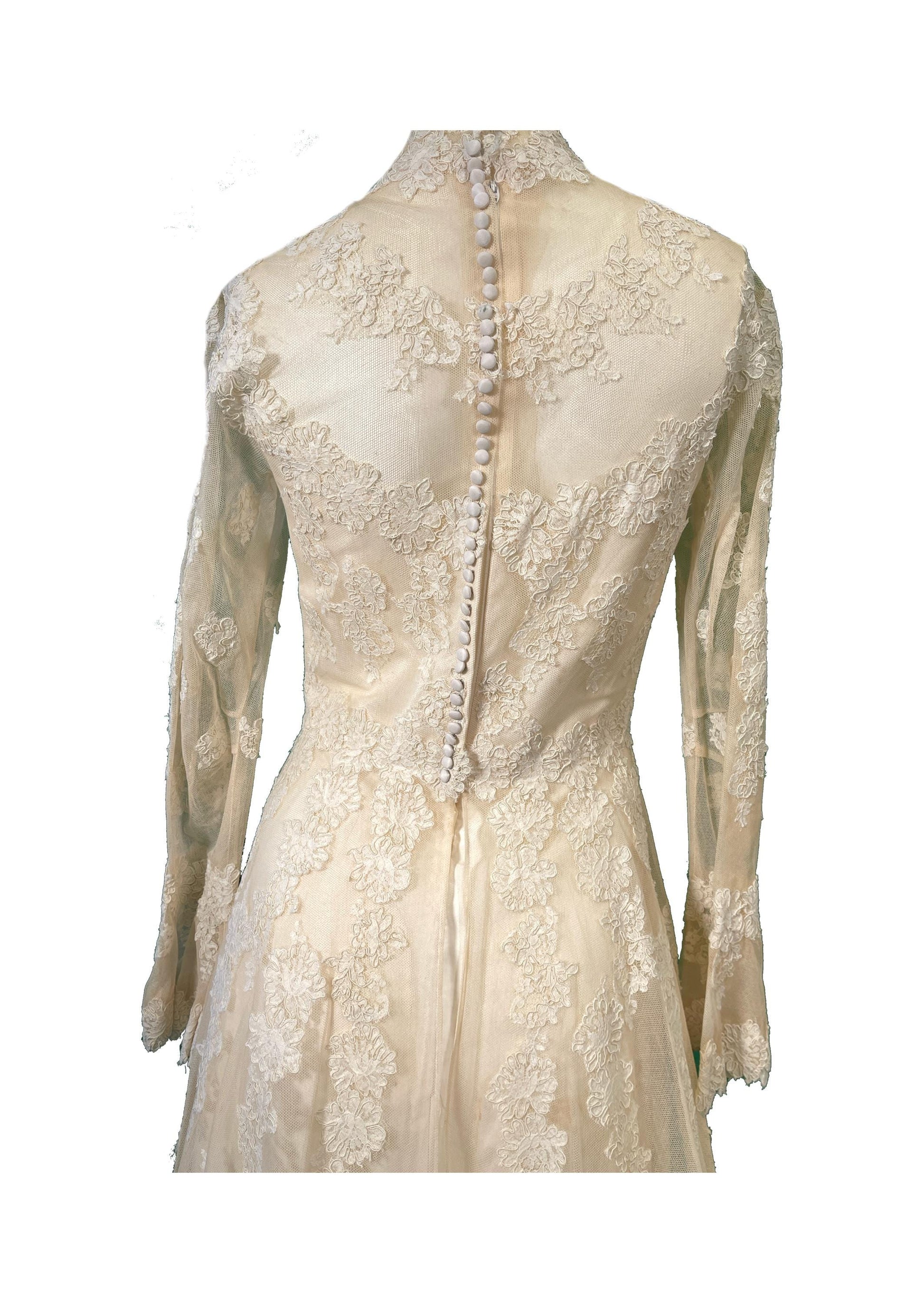 Wedding Dress, 1970 Priscilla of Boston