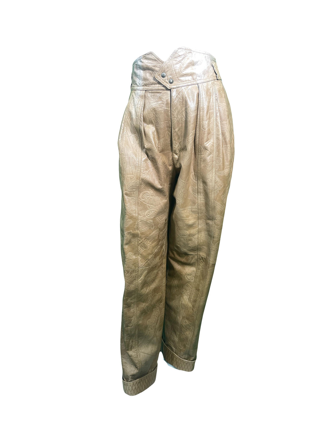 1980s Brasilia Leather Suit