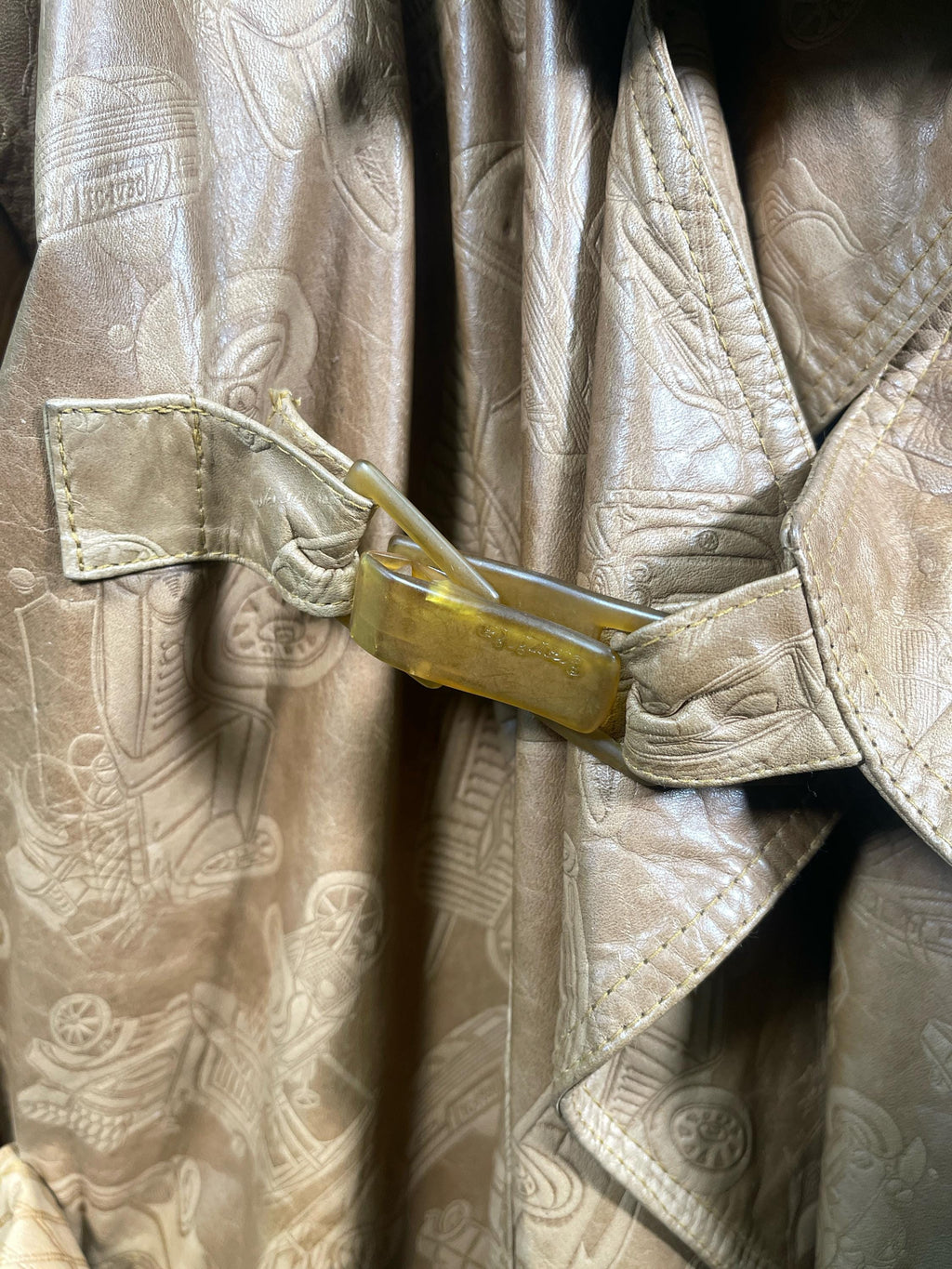 1980s Brasilia Leather Suit